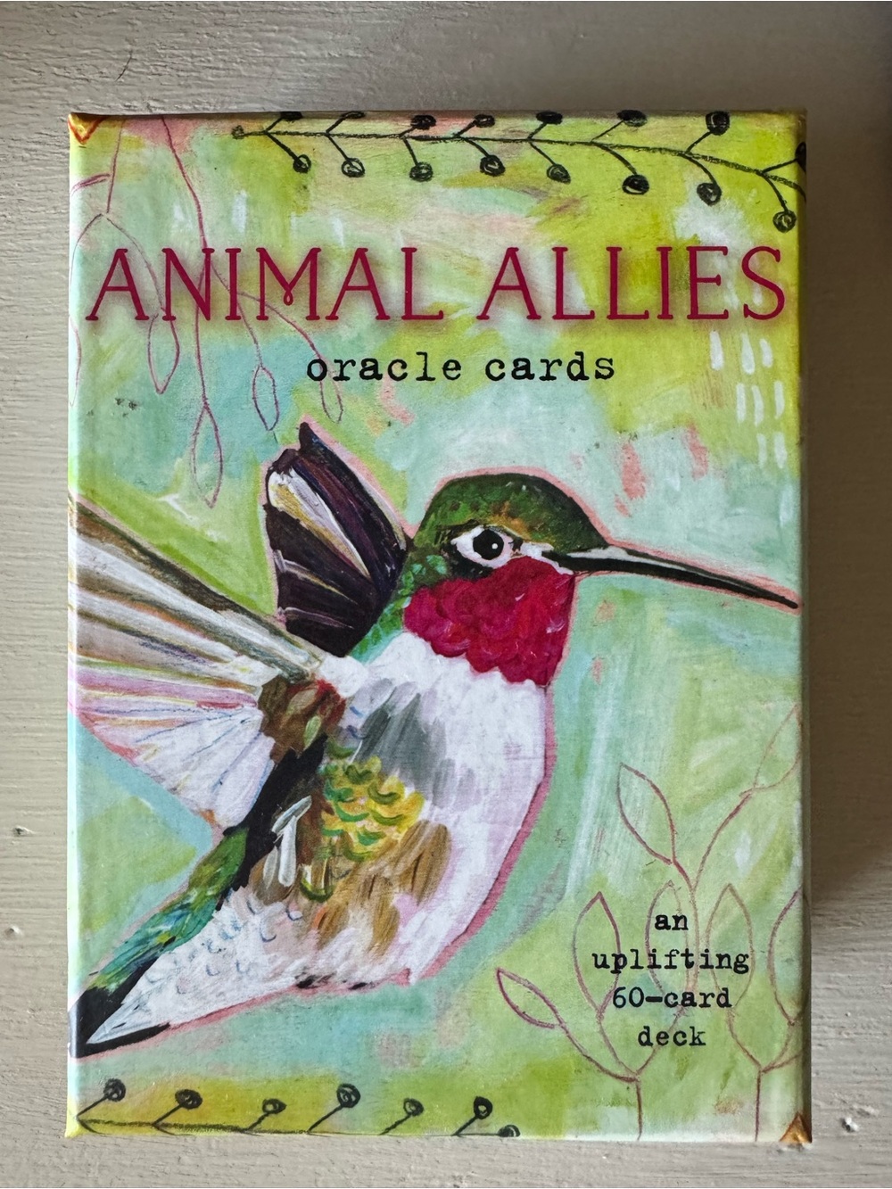 Animal Allies Oracle Cards - Green & Pink Deck